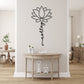 Personalized Lotus Flower Metal Wall Art