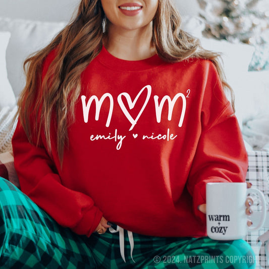 Personalized Mom Sweatshirt with Kids Names