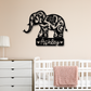 Personalized Elephant Metal Wall Art