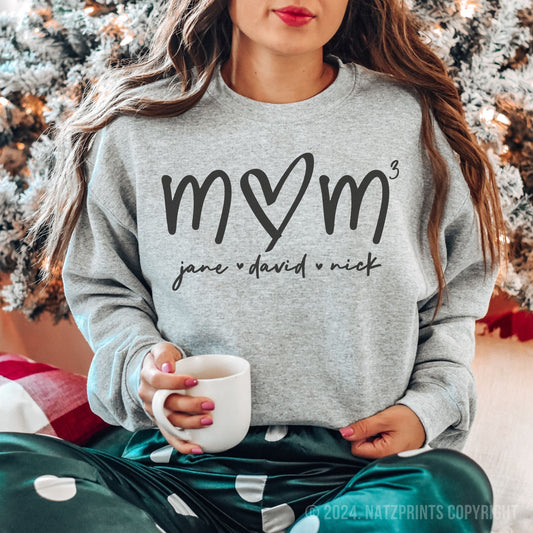 Personalized Mom Sweatshirt with Kids Names