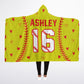 Custom Softball Hooded Blanket