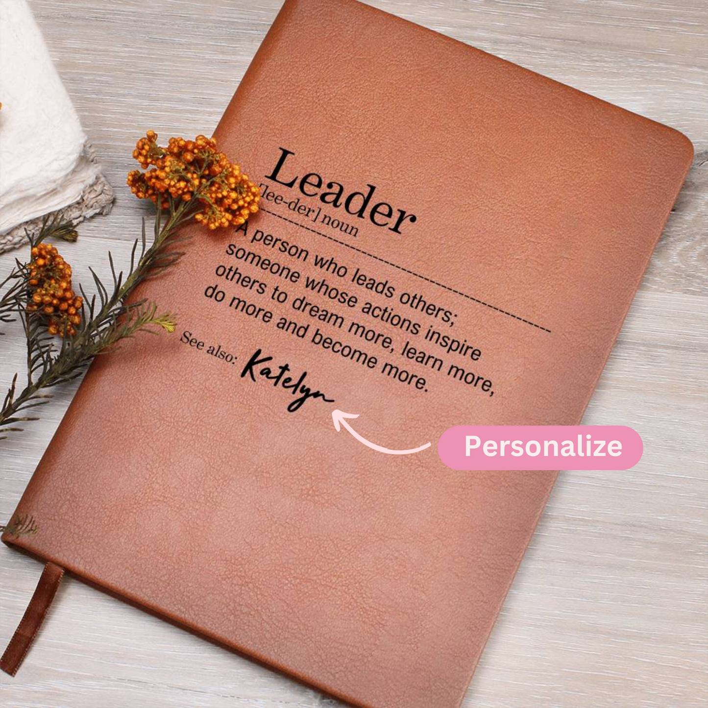 Personalized Leader Journal