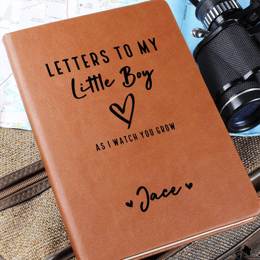 Letters To My Little Boy Personalized Name Journal