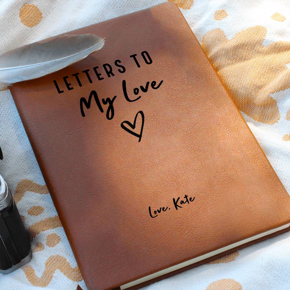 Letters To My Love - Personalized Name Journal