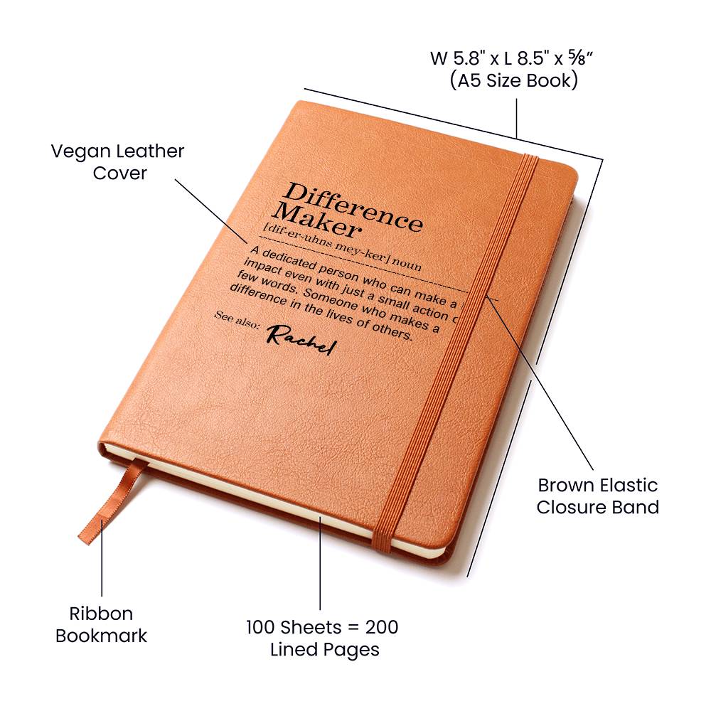 Personalized Difference Maker Journal