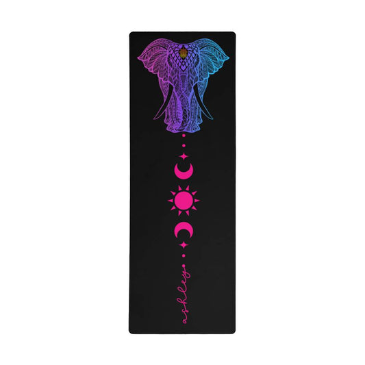 Personalized Elephant Mandala Yoga Mat