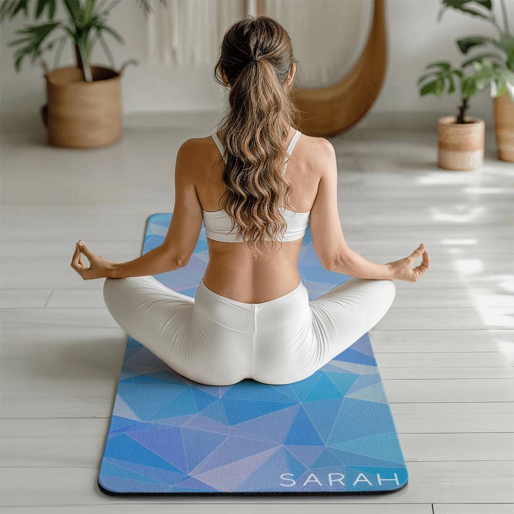 Personalized Geometric Yoga Mat