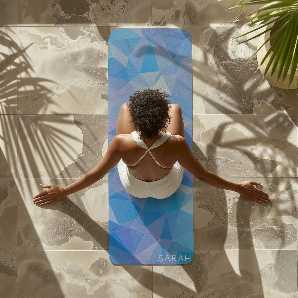 Personalized Geometric Yoga Mat