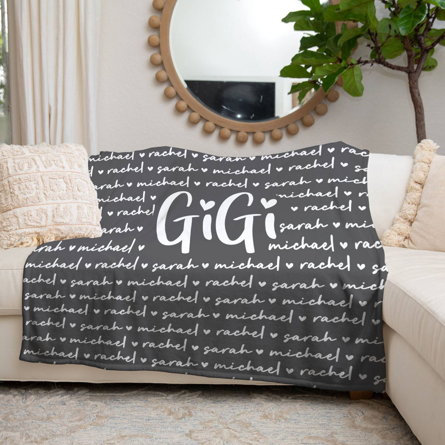 gigi blanket dark grey