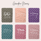 Personalized Grandma with Kids Names Sherpa Blanket