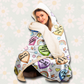 Positive Affirmations Hooded Blanket